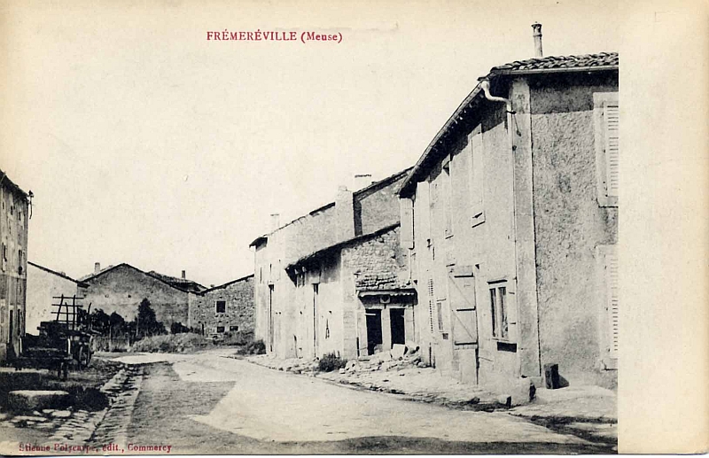 Carte postale ancienne de Frmerville, la rue Basse