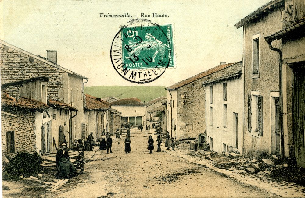 La rue Haute en 1910  Frmerville